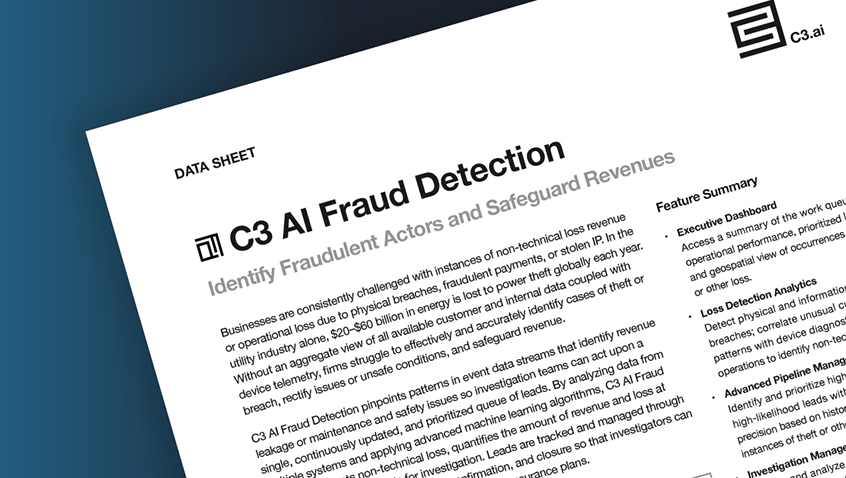 C3.ai Fraud Detection